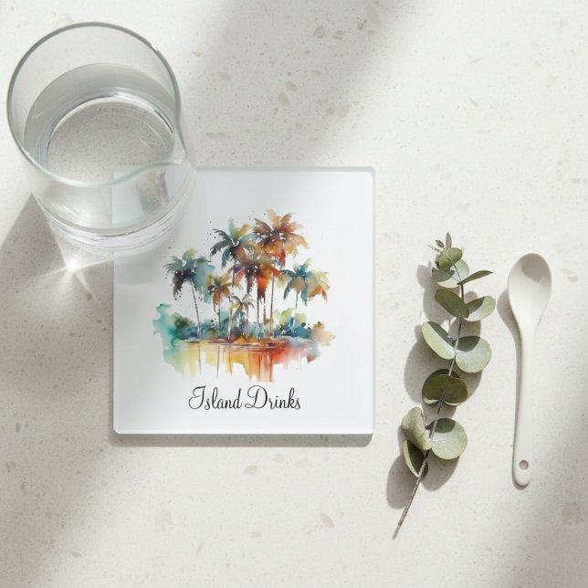 Posavasos De Vidrio Sunset Grove, personalizado (Subido por el creador)