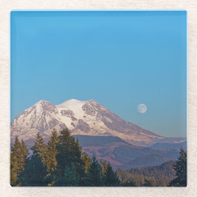 Posavasos De Vidrio Super Luna 2014 (Anverso)