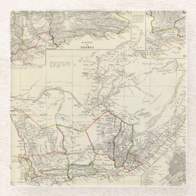 Posavasos De Vidrio Suráfrica (Anverso)