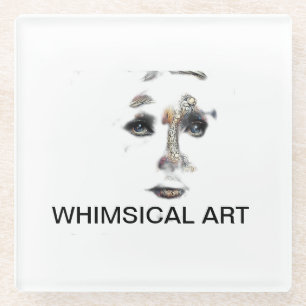 Posavasos De Vidrio "Susurros de una musa celeste"