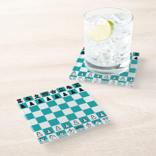 Posavasos De Vidrio Tablero