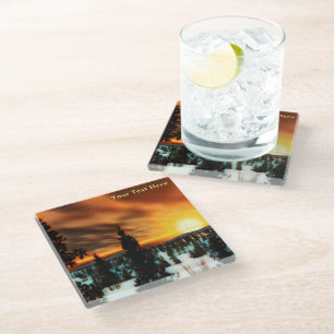 Posavasos De Vidrio Taiga Sun
