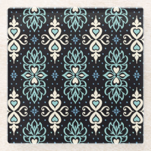 Posavasos De Vidrio Talavera Azulejos Mosaico de mosaico marroquí
