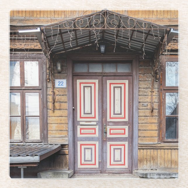 Posavasos De Vidrio Tallinn Door (Anverso)