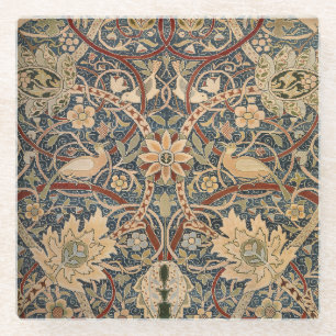 Posavasos De Vidrio Tapiz Falso William Morris Bullerswood
