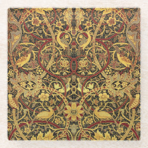 Posavasos De Vidrio Tapiz Falso William Morris Bullerswood