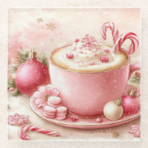 Taza de chocolate caliente linda.