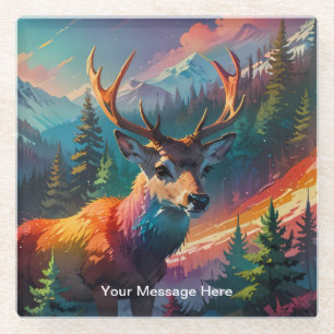 Posavasos De Vidrio Temporada navideña de invierno de navidades Wonder
