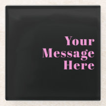 Texto editable retro-moderno | Negro y rosa