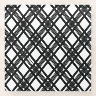 Posavasos De Vidrio Textura de las rayas