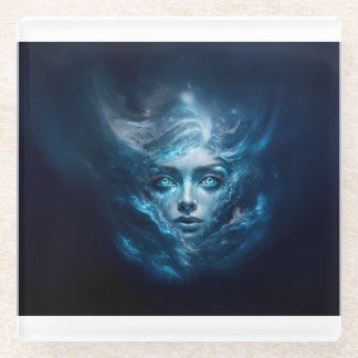 Posavasos De Vidrio The Blue Ice Queen