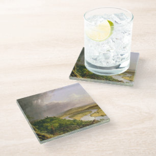 Posavasos De Vidrio Thomas Cole El Oxbow El Río Connecticut