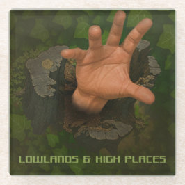 Posavasos De Vidrio Tierras bajas y lugares altos