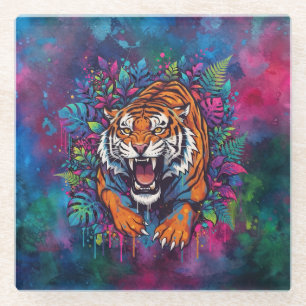 Posavasos De Vidrio Tigre