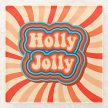 Tipografía de Holly Jolly Navidades Retro