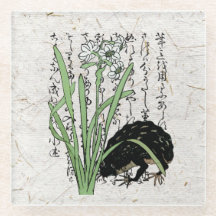 Toad de rana botánica japonesa del siglo XVIII