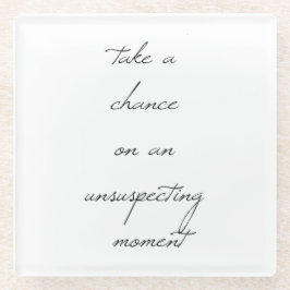 Posavasos De Vidrio Tomar Una Pascua De Vidrio