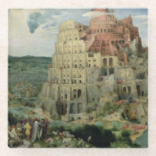 Posavasos De Vidrio Torre de Babel