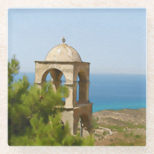 Posavasos De Vidrio Torre de campana acuática