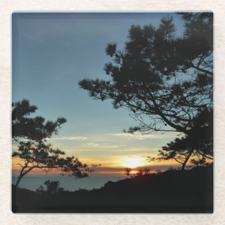 Posavasos De Vidrio Torrey Pine Sunset III California