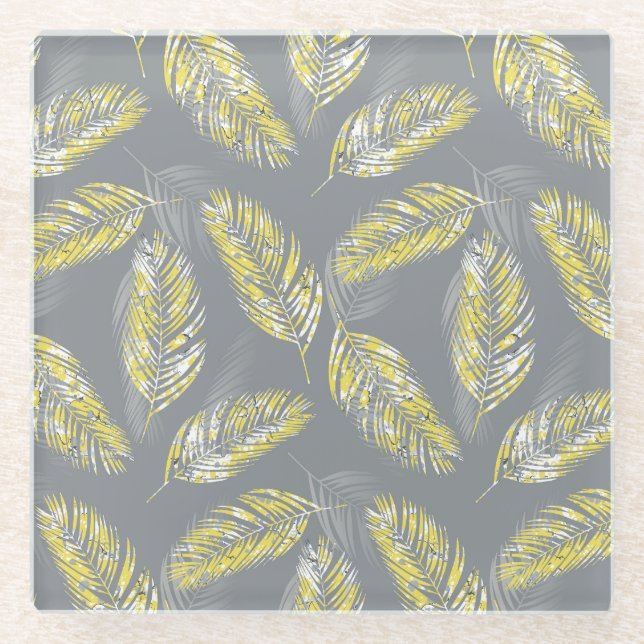 Posavasos De Vidrio Toucanos iluminadores: Marcando Tropicales (Anverso)