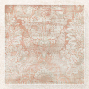 Posavasos De Vidrio Trama del granate