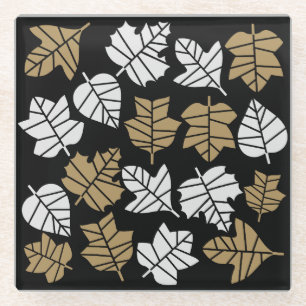 Posavasos De Vidrio Transición de la naturaleza otoño-otoño