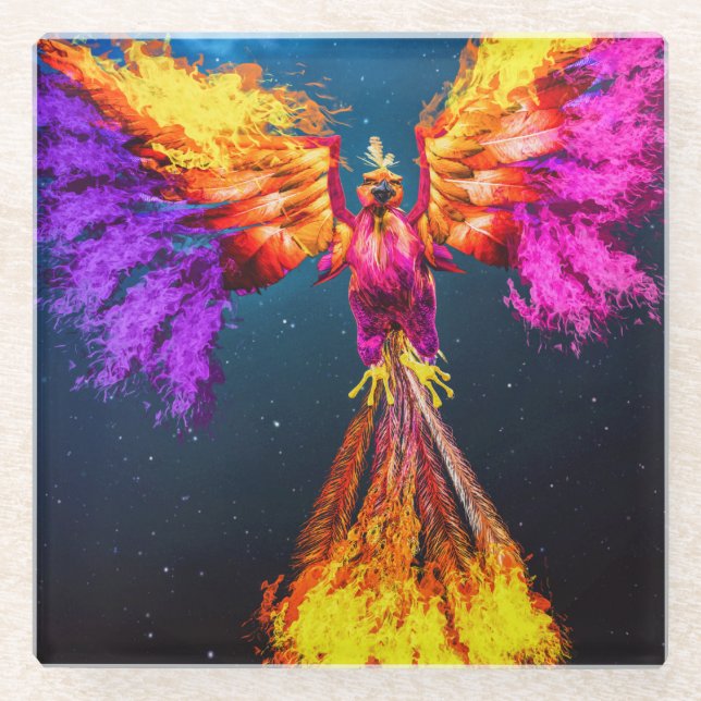 Posavasos De Vidrio Transplante de vidrio de renacimiento (Anverso)