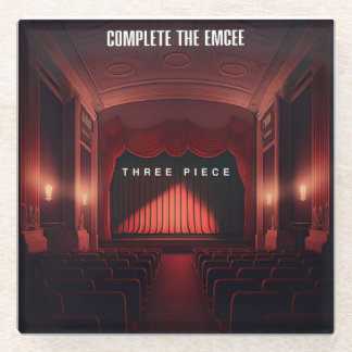 Posavasos De Vidrio Tres galvones de papel