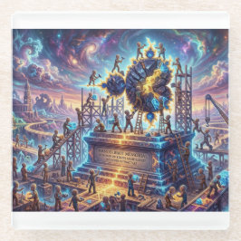 Posavasos De Vidrio Tribute To Benoit Mandelbrot Mandelbrot Founder