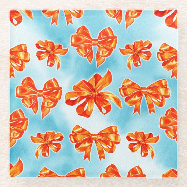 POSAVASOS DE VIDRIO TURQUÍA Y CAÍDA NARANJA DEJAN BOMBAS (Anverso)