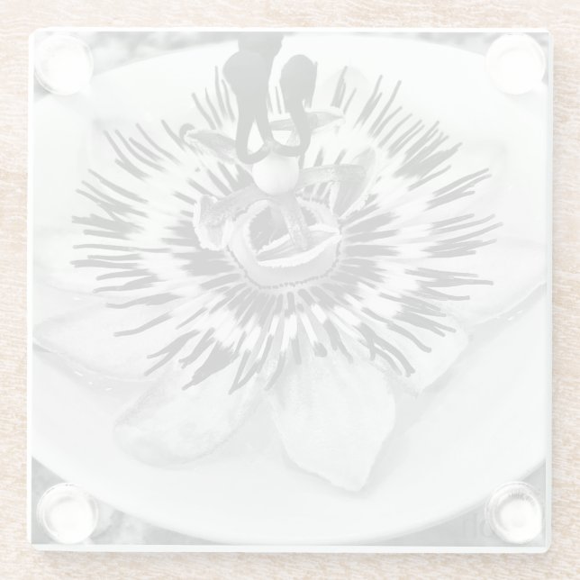 Posavasos De Vidrio Un día (Reverso)