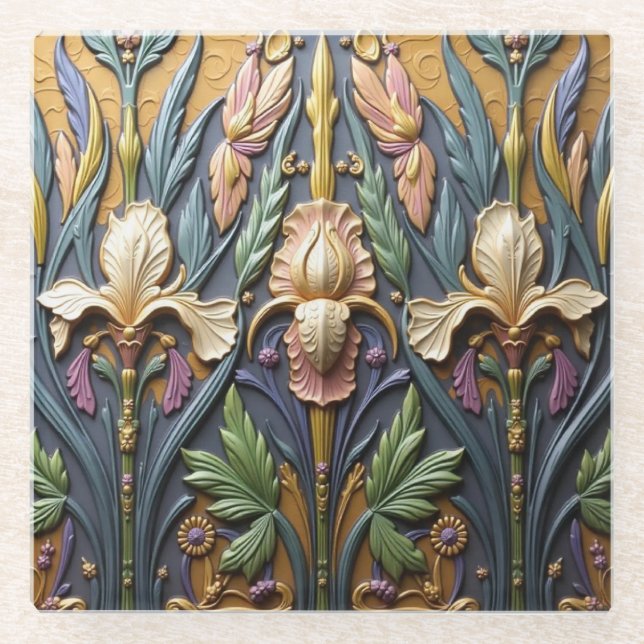 Posavasos De Vidrio Un trío de montaña rusa irlandesa (Anverso)