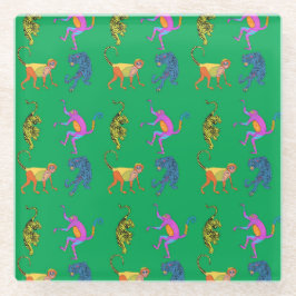 Posavasos De Vidrio una montaña rusa