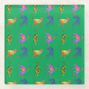 Posavasos De Vidrio una montaña rusa