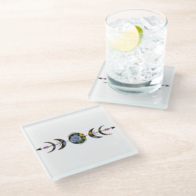 Posavasos De Vidrio Unbreakable Nature's Cycle  (Angular)