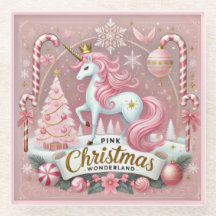 Unicornio de la Tierra de las Maravillas de Navida