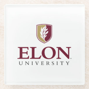 Posavasos De Vidrio Universidad Elon
