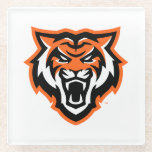 Posavasos De Vidrio Universidad Estatal de Idaho bengala diseño espiri<br><div class="desc">¡Muéstrate el orgullo de la Universidad Estatal de Idaho con este audaz diseño de temática bengalí! Con el fiero y poderoso logo del tigre de Bengala, este diseño es perfecto para estudiantes, ex alumnos y fans que quieren representar a la ISU con espíritu escolar. Ya sea para el día del...</div>