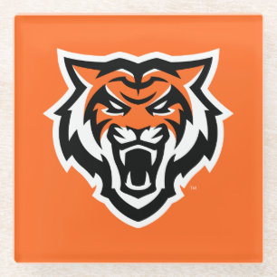 Posavasos De Vidrio Universidad Estatal de Idaho bengala diseño espiri