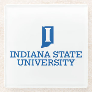 Posavasos De Vidrio Universidad Estatal de Indiana