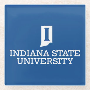 Posavasos De Vidrio Universidad Estatal de Indiana
