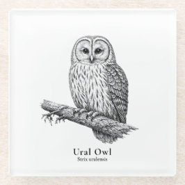 Posavasos De Vidrio Ural Owl