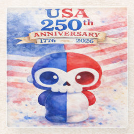 Posavasos De Vidrio USA 250th Anniversary