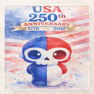 Posavasos De Vidrio USA 250th Anniversary