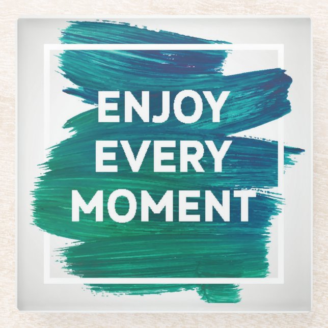 Posavasos De Vidrio Usted puede hacerlo 2 (Anverso)