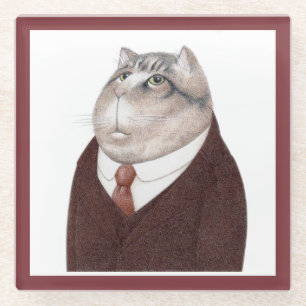 Posavasos de vidrio VALET CAT 