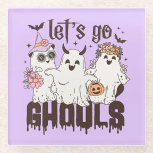 Posavasos De Vidrio Vamos Ghouls Halloween