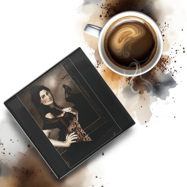 Posavasos De Vidrio Vampiro victoriano Werewolf (Subido por el creador)