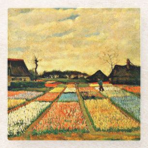 Posavasos De Vidrio Van Gogh - Camas de flores en Holanda